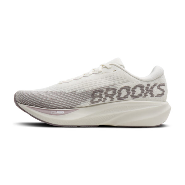 Brooks Ghost AMP juoksukenkä miehille sivuprofiili – energinen vaimennus maantiejuoksuun