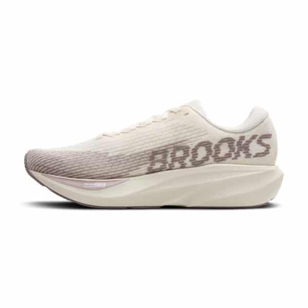 Brooks Ghost AMP juoksukenkä naisille sivuprofiili – energinen vaimennus maantiejuoksuun
