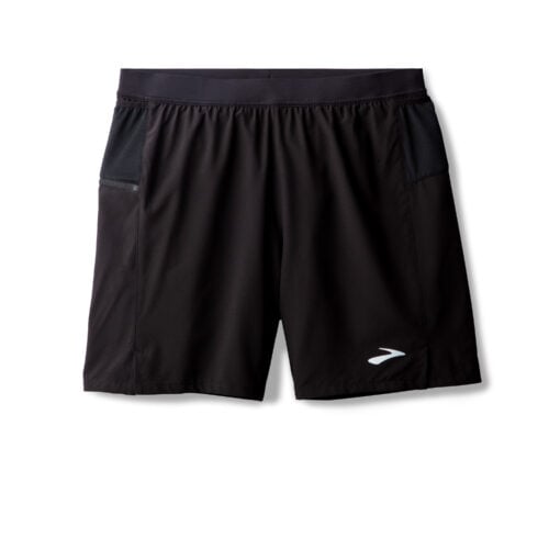 Brooks Journey 7" 2-in-1 Short -miesten juoksushortsit joustavilla boxer brief -sisäshortseilla.