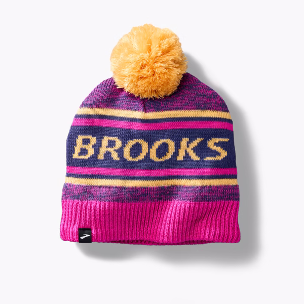 Brooks Heritage Pom Beanie -lämmin tupsupipo kylmään säähän.