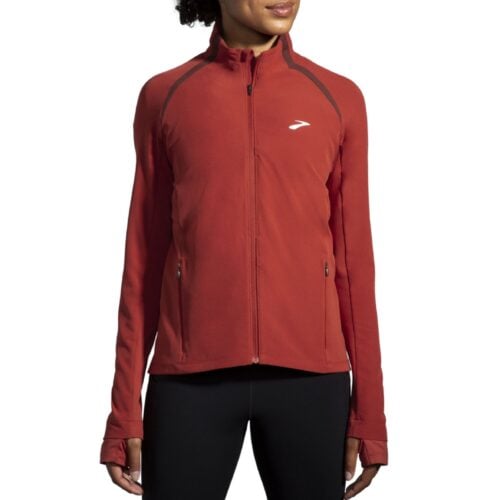 Brooks Fusion Women's Hybrid Jacket -naisten juoksutakki – kevyt ja säältä suojaava hybriditakki.