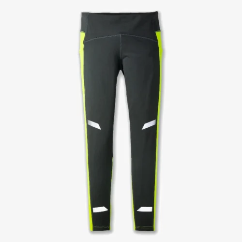 Brooks Women's Run Visible Thermal Tight -naisten lämpimät heijastavat juoksutrikoot pimeään juoksemiseen.