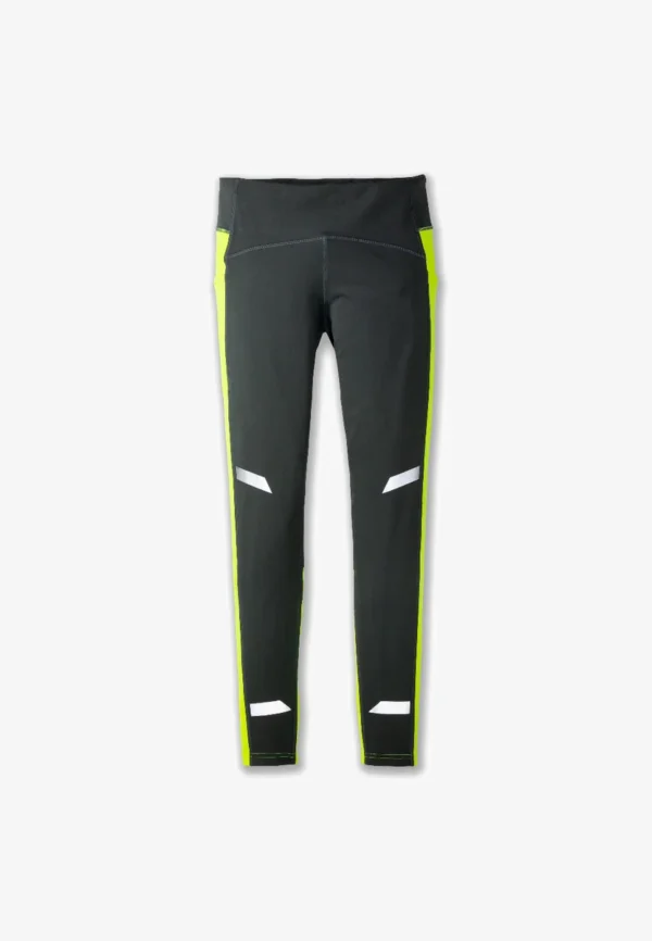 Brooks Women's Run Visible Thermal Tight -naisten lämpimät heijastavat juoksutrikoot pimeään juoksemiseen.